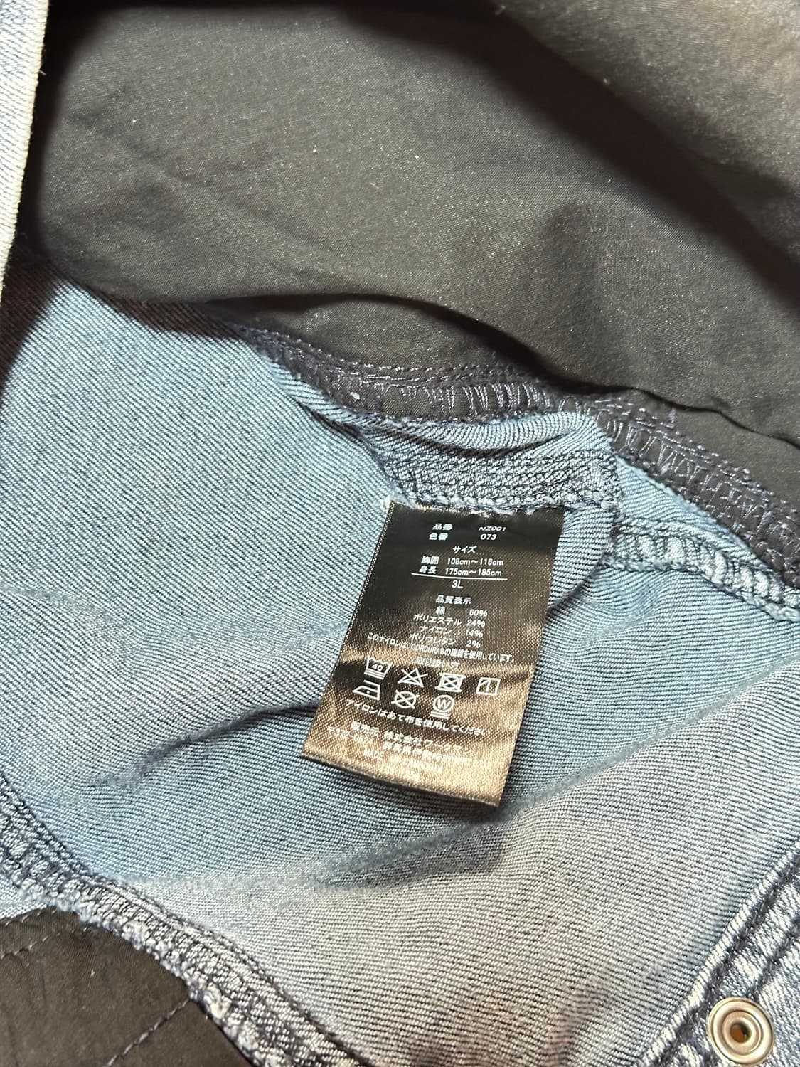 field core codura 워싱 데님 라이더 자켓 3L 상품이미지3