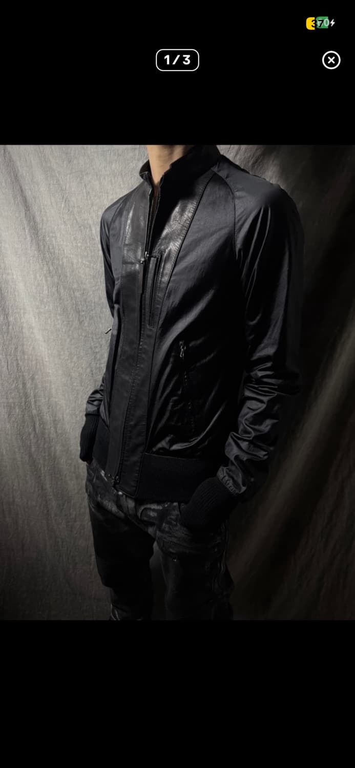 The viridi anne 하이브리드 레더 자켓 L 상품이미지1