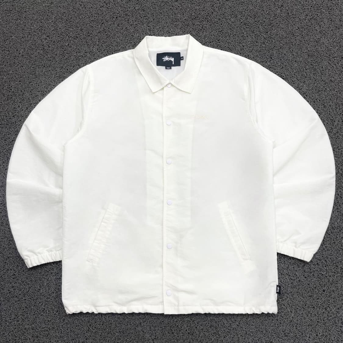 STUSSY 빅로고 화이트 코치 나일론 자켓 상품이미지2