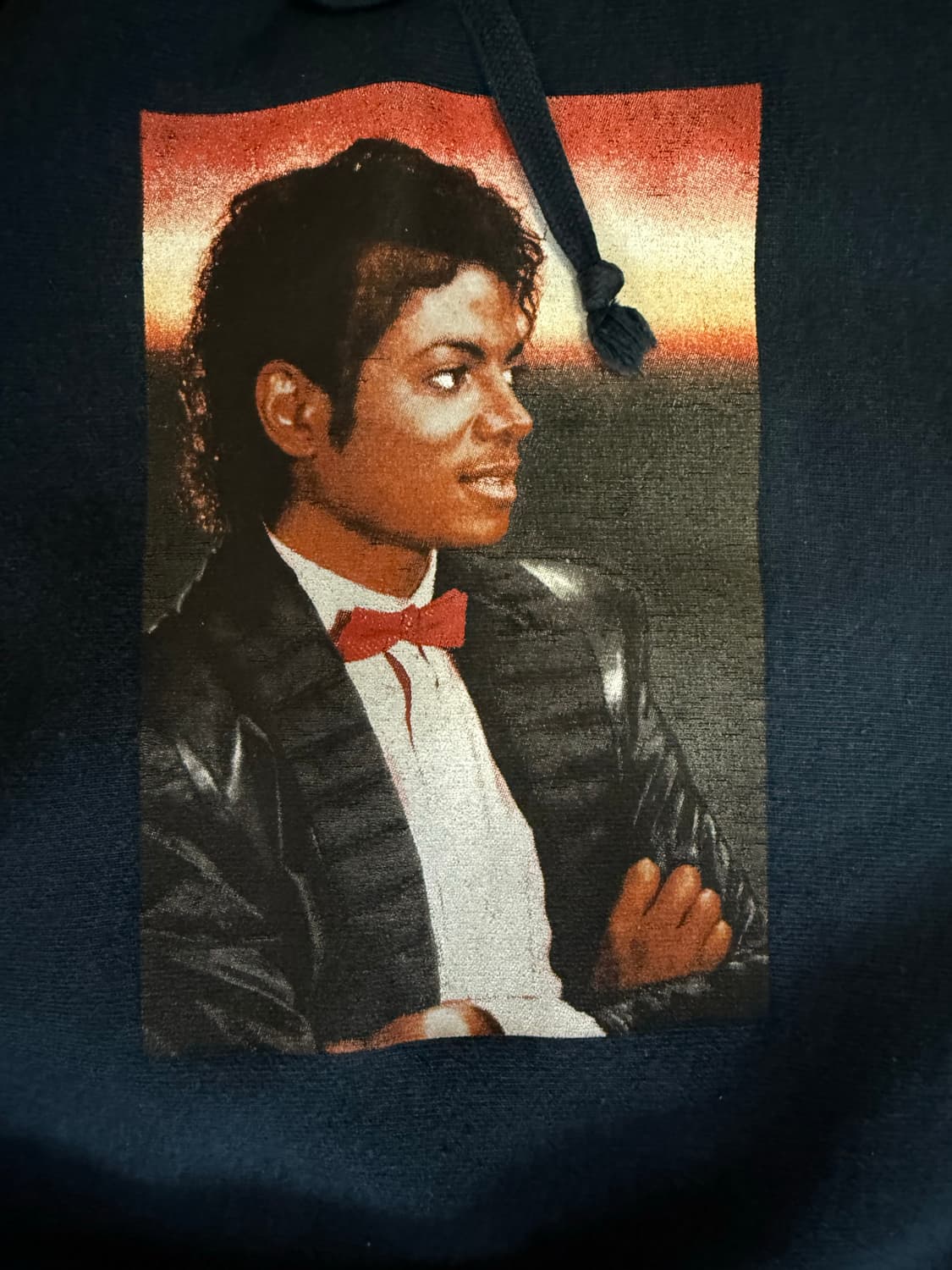 슈프림 마이클잭슨 후드티 네이비(라지) 상품이미지3