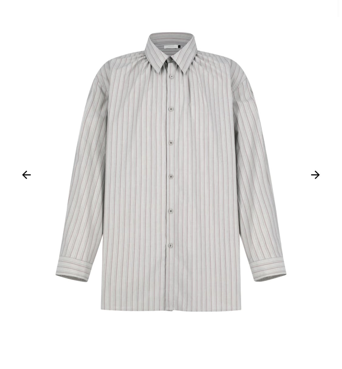 아모멘토 스프라이트 셔링 오버사이즈 셔츠 상품이미지1