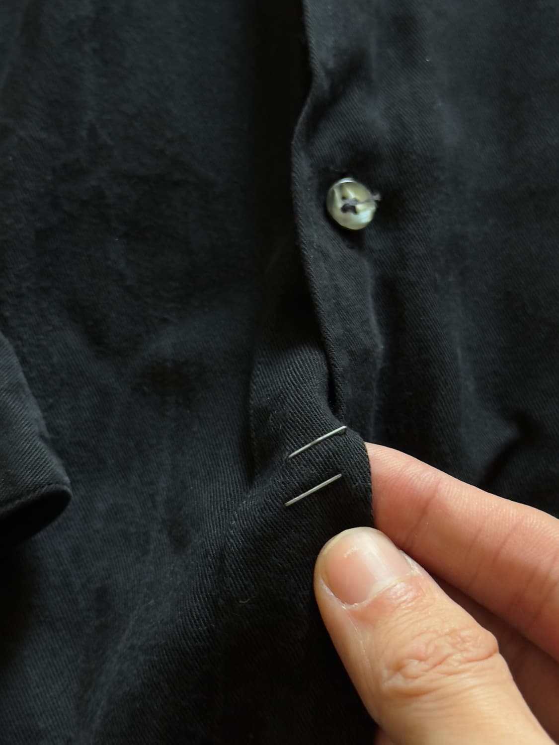 USA John Clarendon black Rayon shirt 상품이미지5