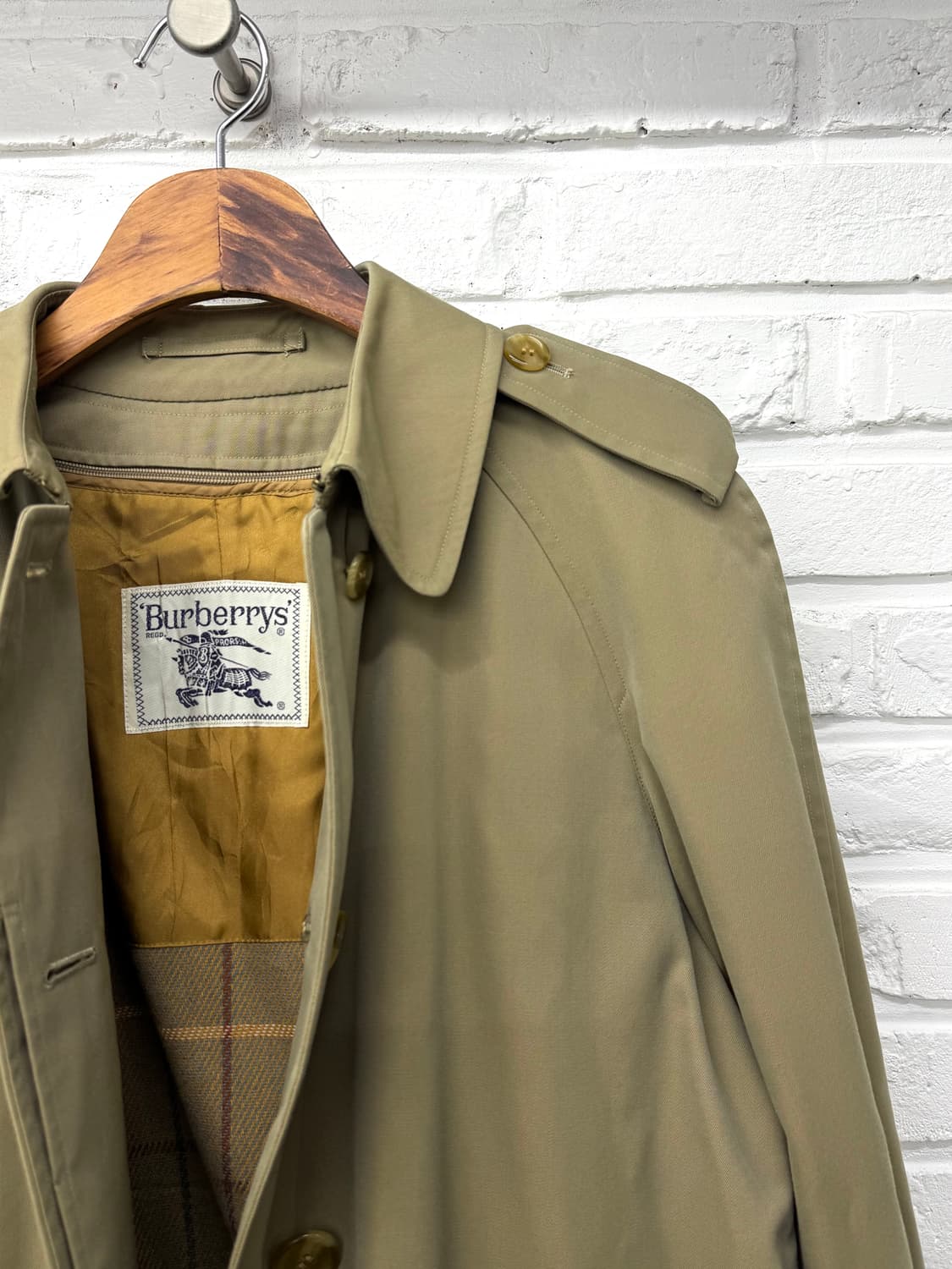 버버리 베이지 트렌치 롱코트 상품이미지2