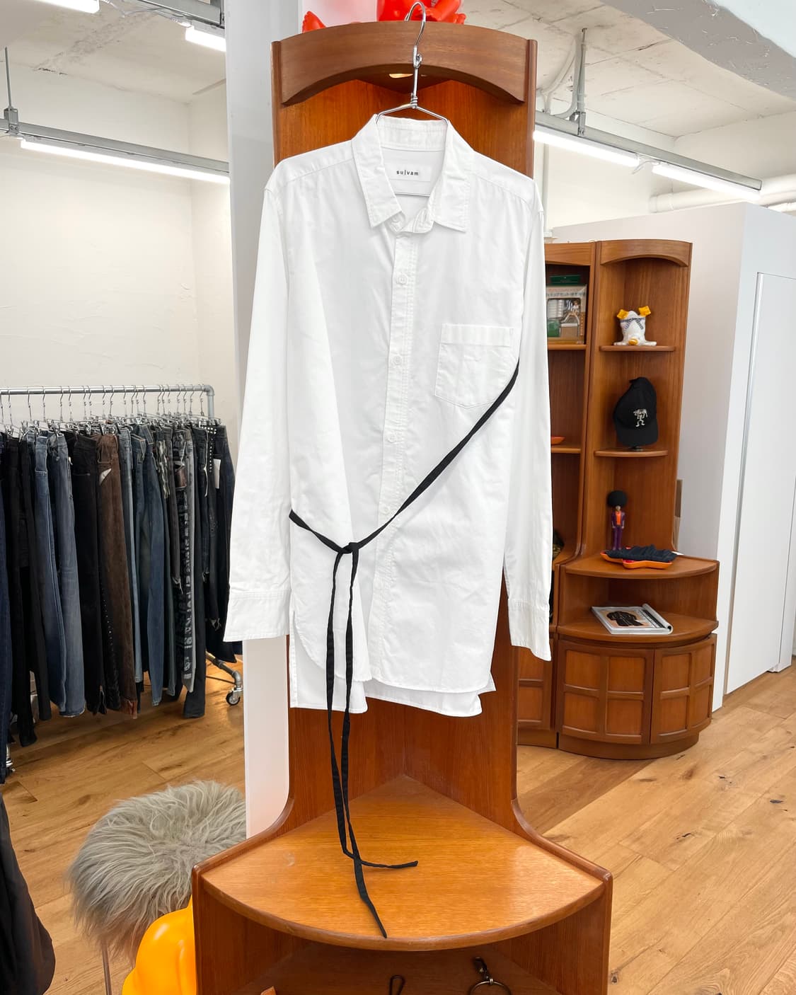 [S] sulvam 설밤 스트랩 셔츠 상품이미지6