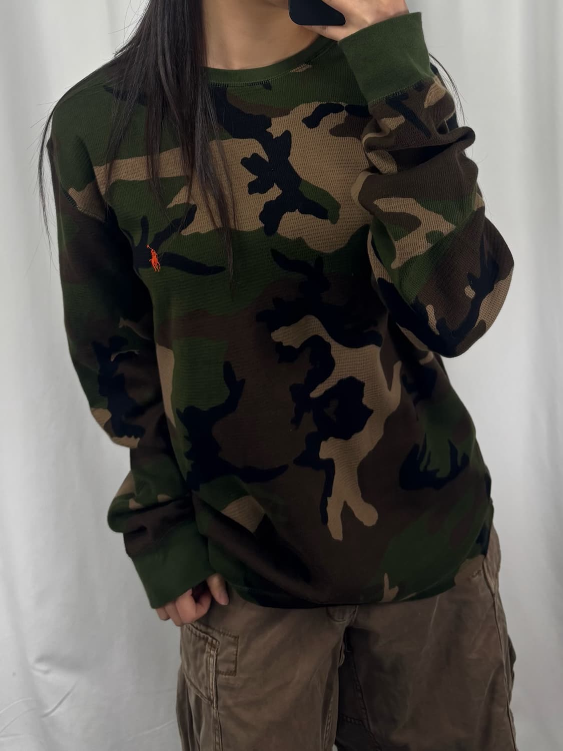 폴로 카모 롱슬리브 상품이미지1