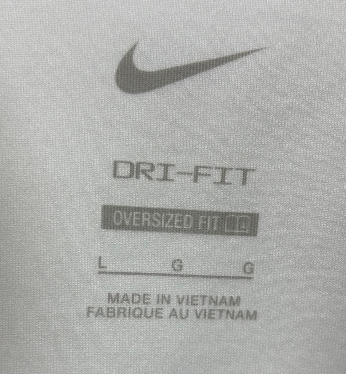 나이키 테니스 반집업 긴팔 티셔츠 화이트 L 상품이미지4