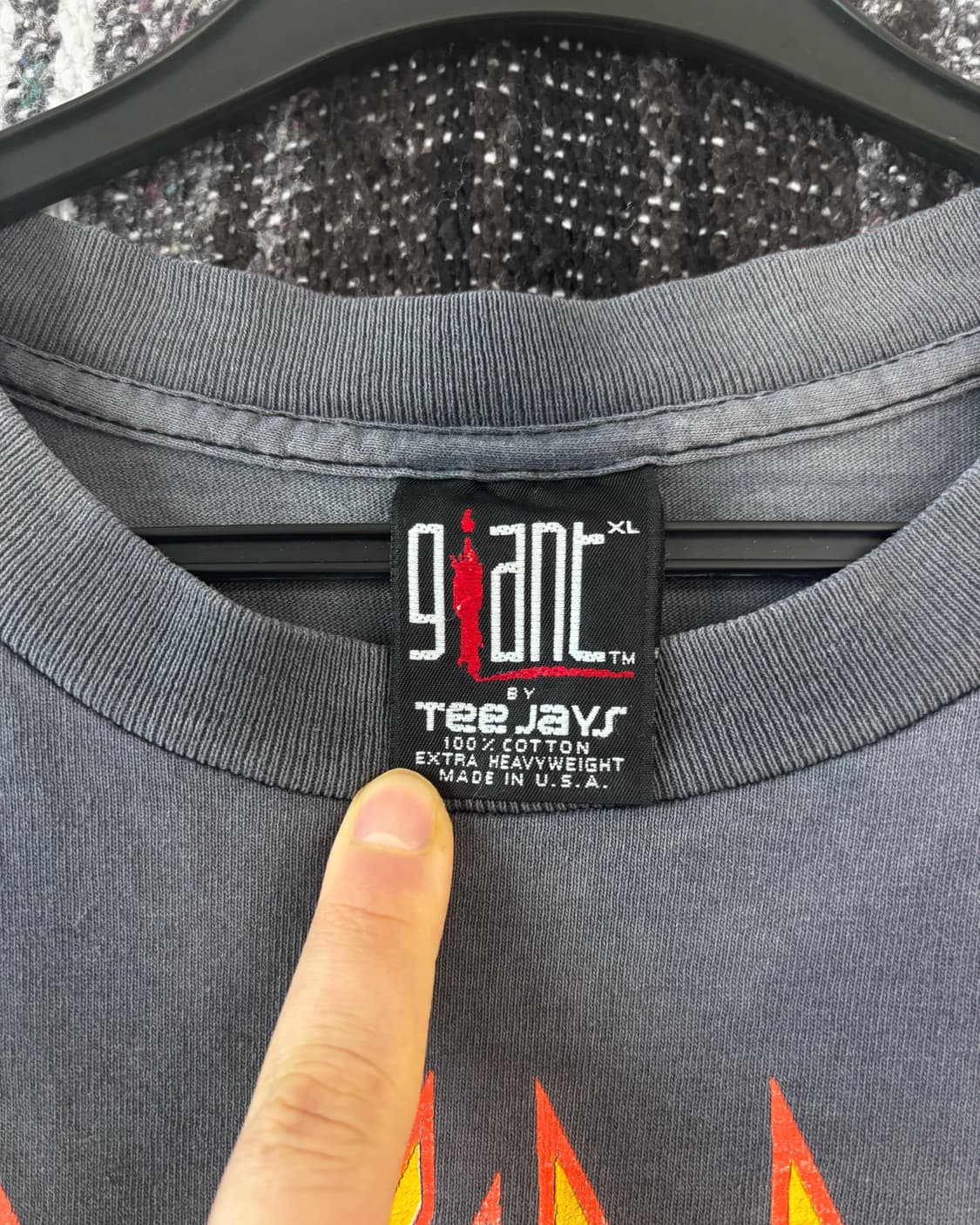 90s def leppard 7-DAY WEEKEND TOUR 티셔츠 상품이미지4