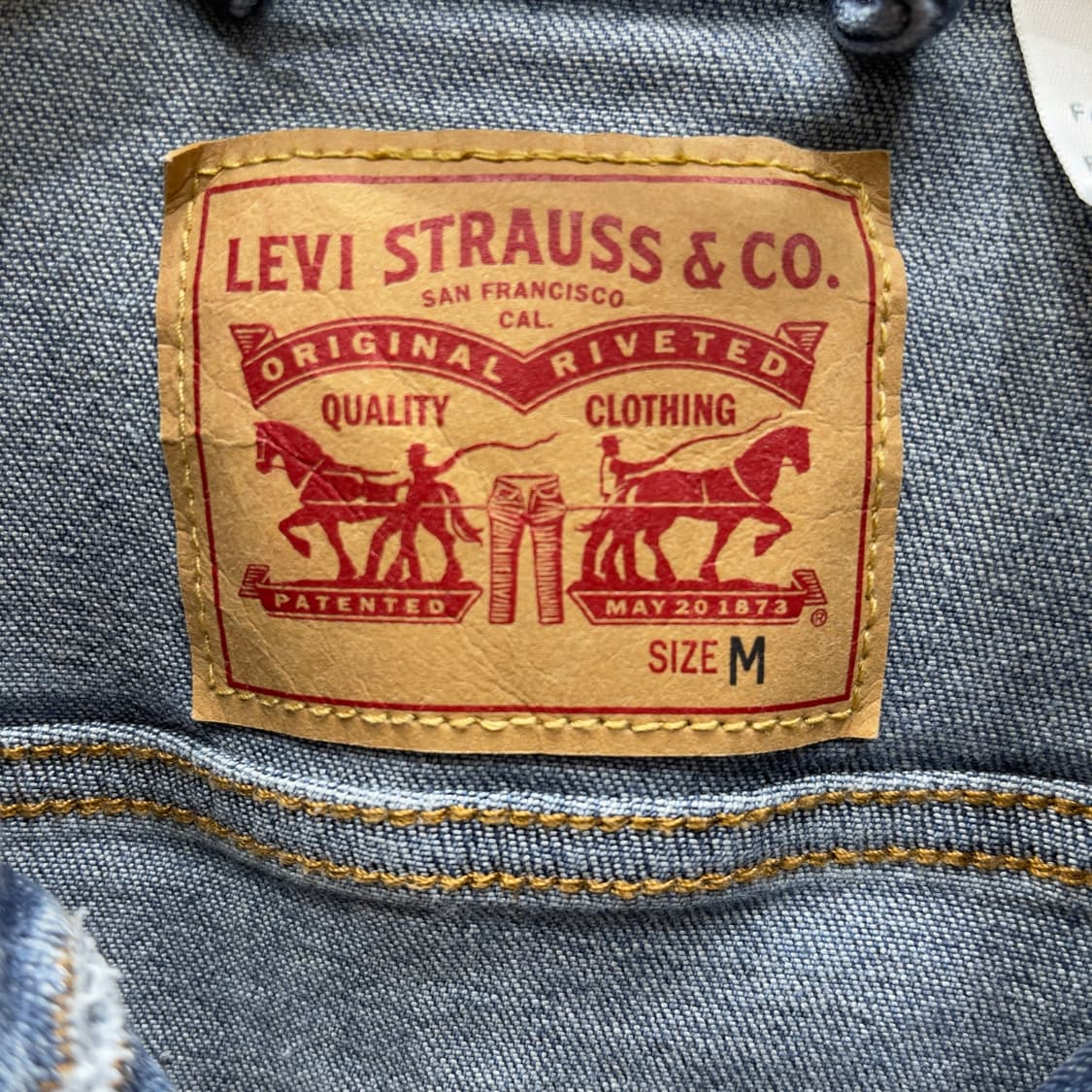 리바이스 우먼스 데님 베스트 상품이미지3