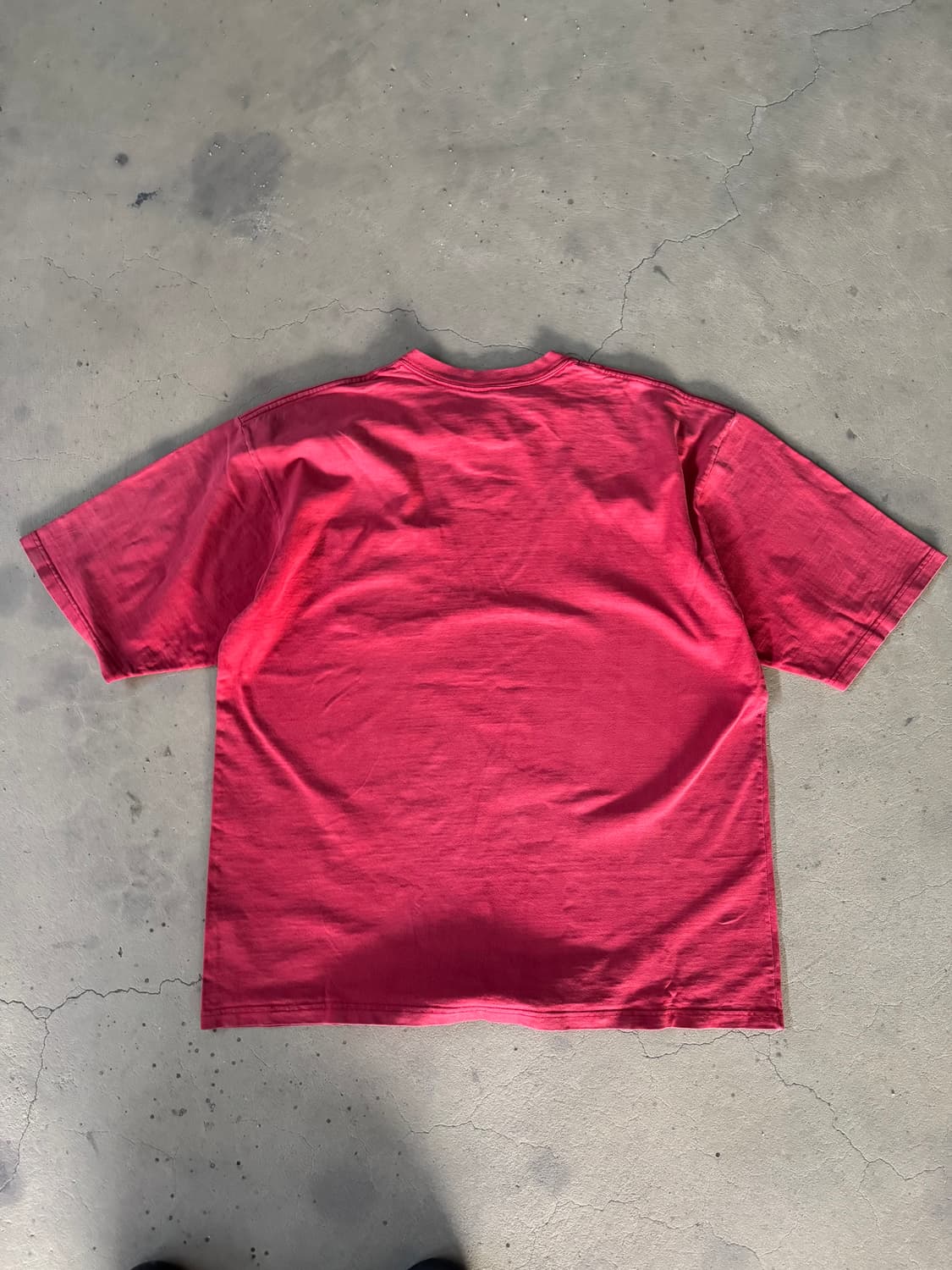 65$ 빈티지 90s 선페이드 칼하트 포켓 티셔츠 살몬 XL 상품이미지3