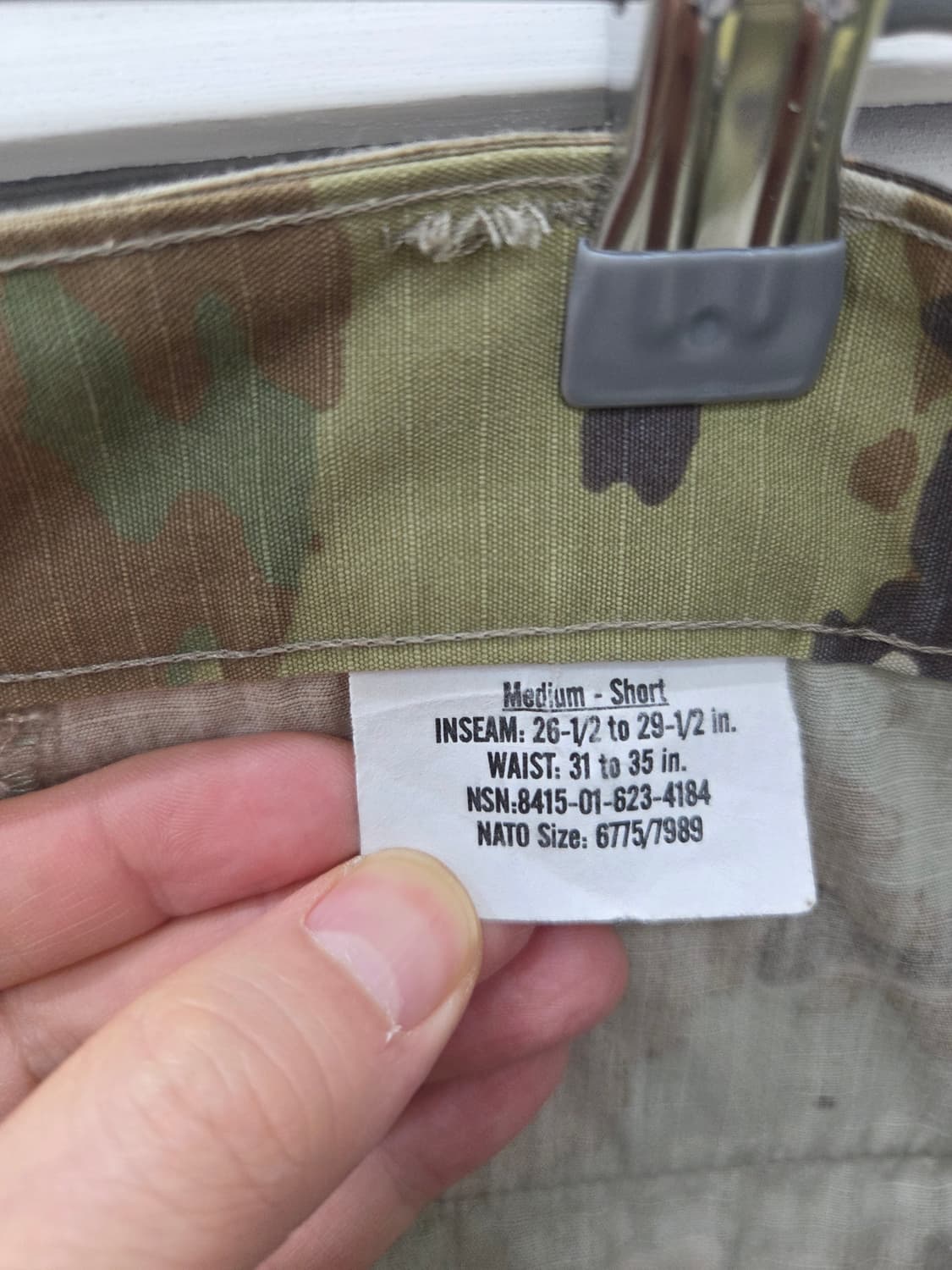 미군 우드랜드 컴뱃 카고 팬츠 상품이미지5