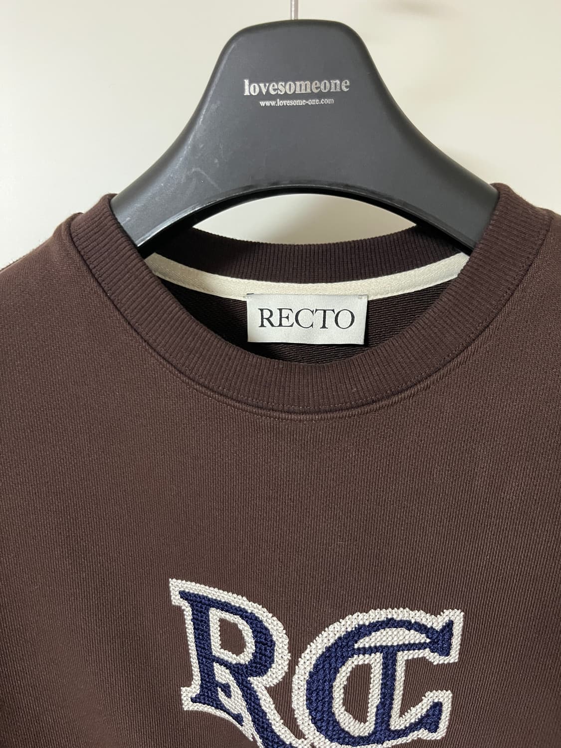 렉토 rc 자수 클래식 맨투맨  상품이미지3