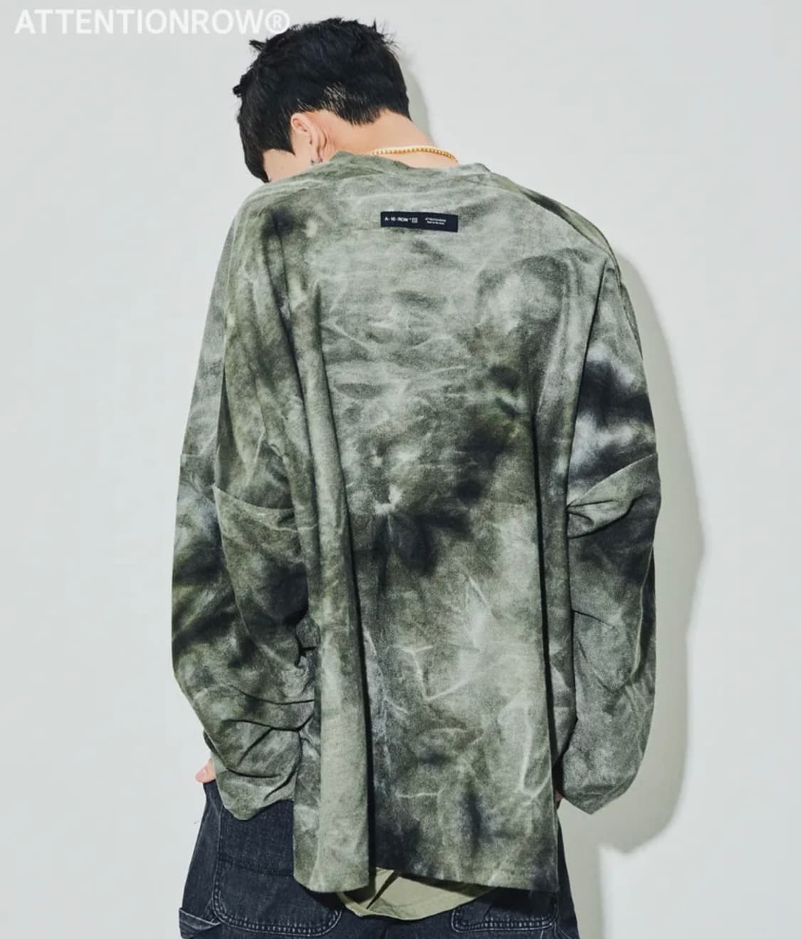 [실측2XL]어텐션로우 타이다이 맨투맨 상품이미지2