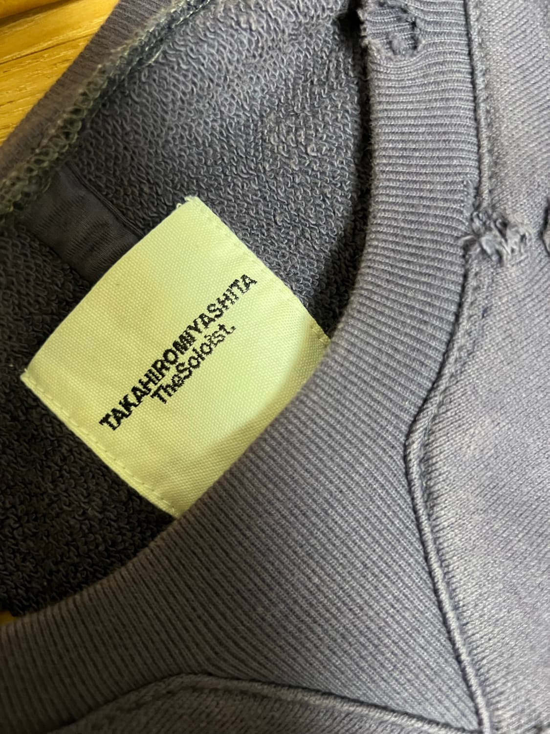 [46] 솔로이스트 데미지 스웻 크루넥 맨투맨 상품이미지3