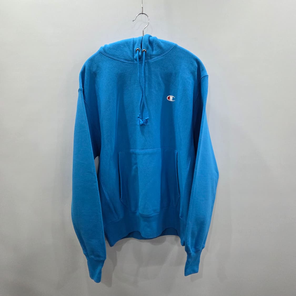 챔피온 블루택 리버스위브 기모 후드티 블루 M  상품이미지1
