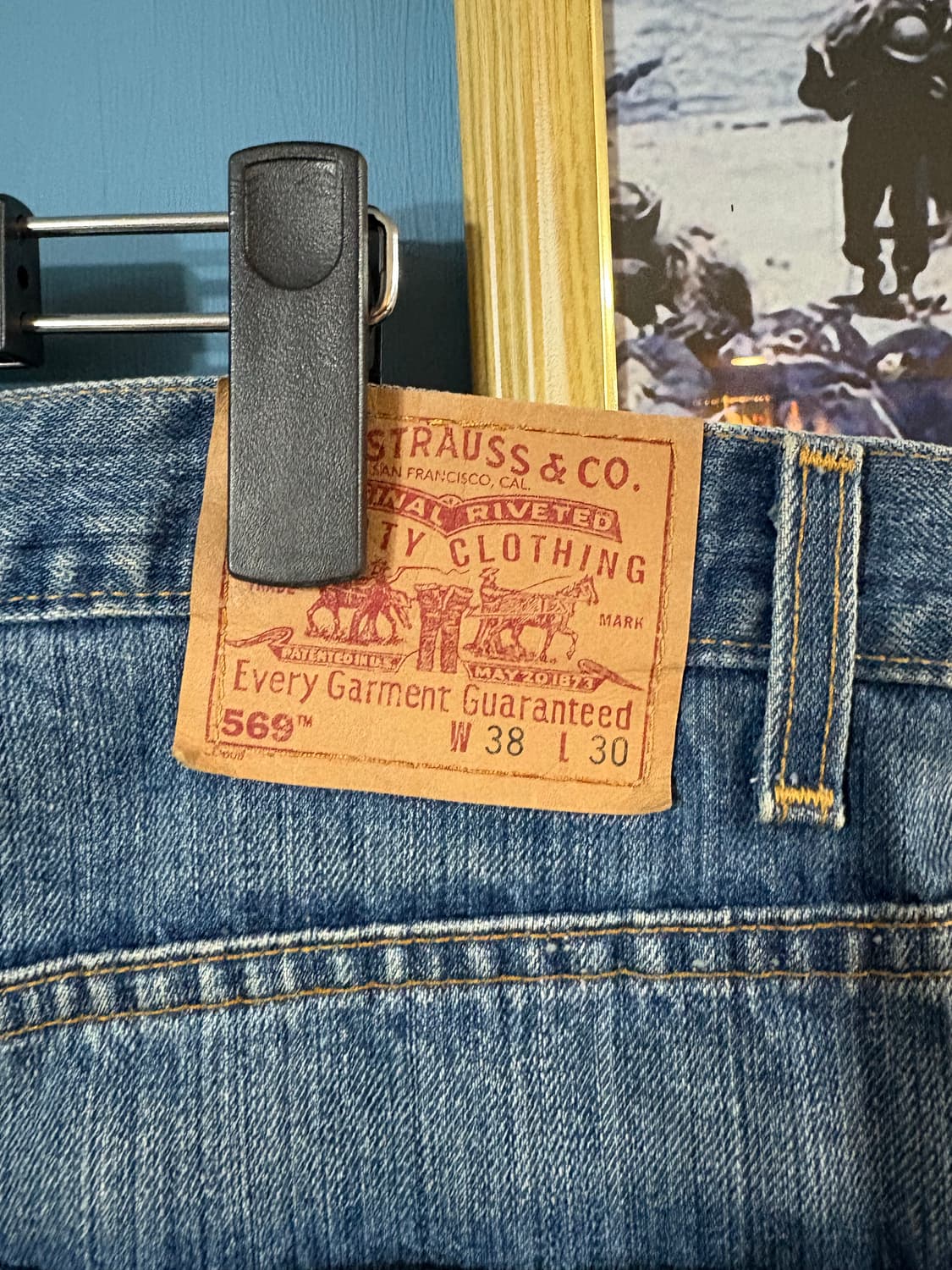 00‘s USA Levis 569 denim pant. 상품이미지10