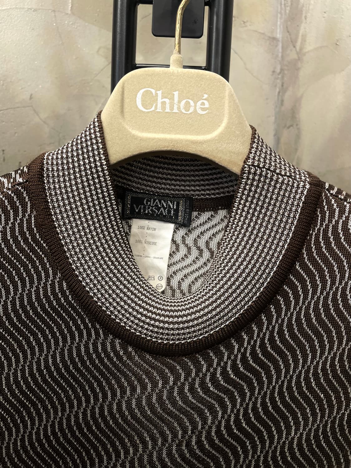 지아니 베르사체 100% 레이온 여름 니트 66 상품이미지2