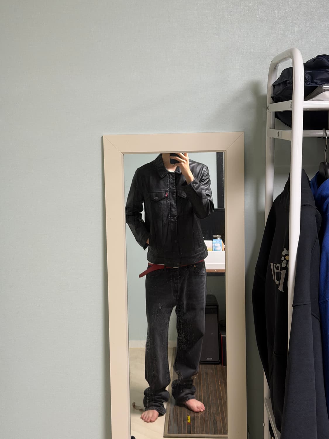 리바이스 레더자켓M 상품이미지6