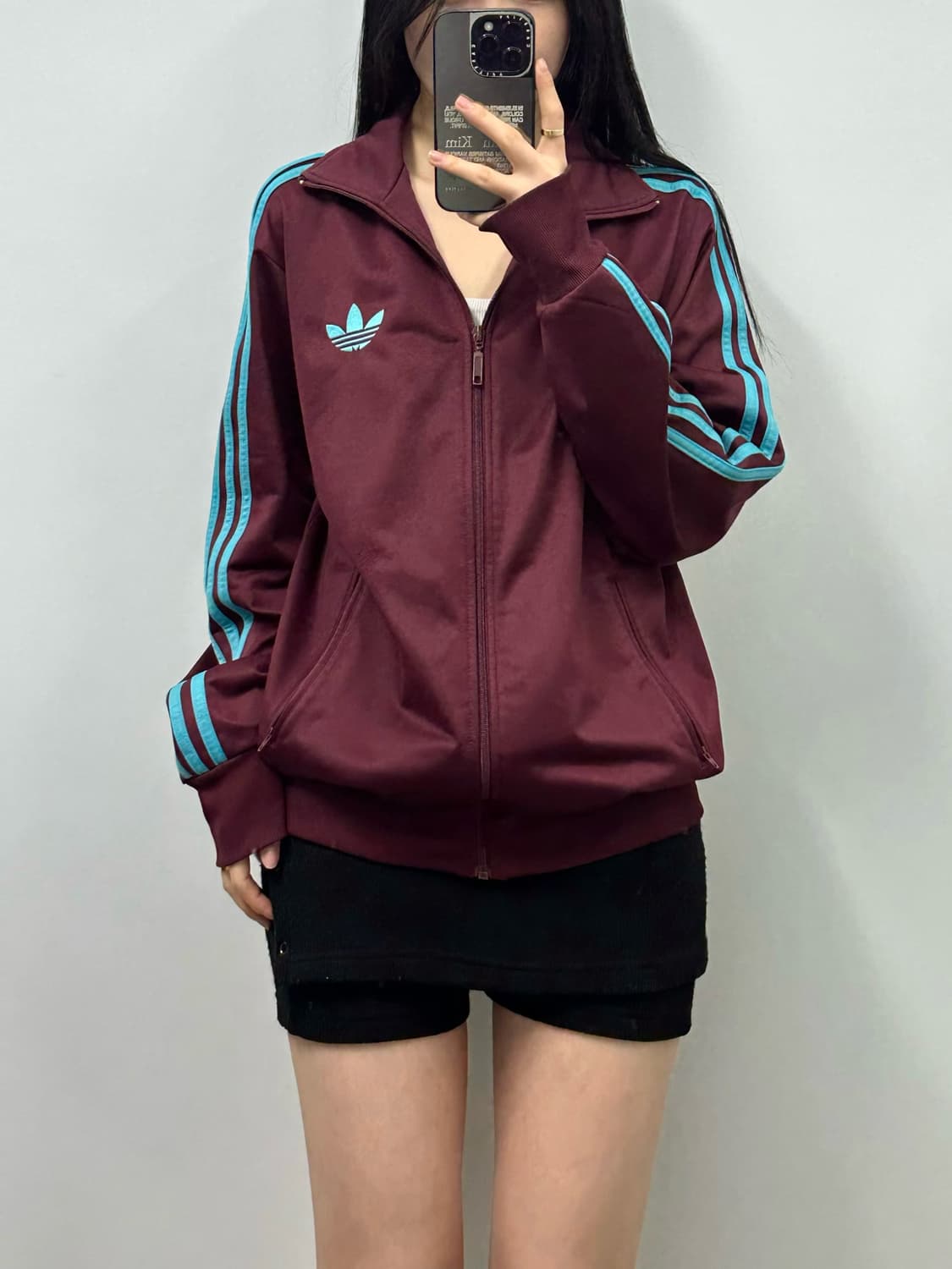 아디다스 파이어버드 버건디 트랙 져지 상품이미지1