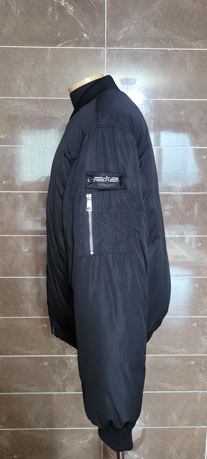 AIRBORNE 블랙 봄버 자켓 남성 105 상품이미지2