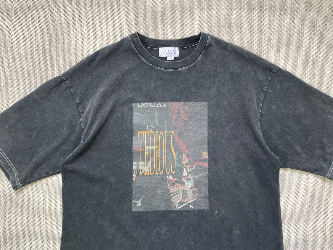 빈티지 TEDIOUS 투어 밴드 반팔티셔츠  J04337 상품이미지5