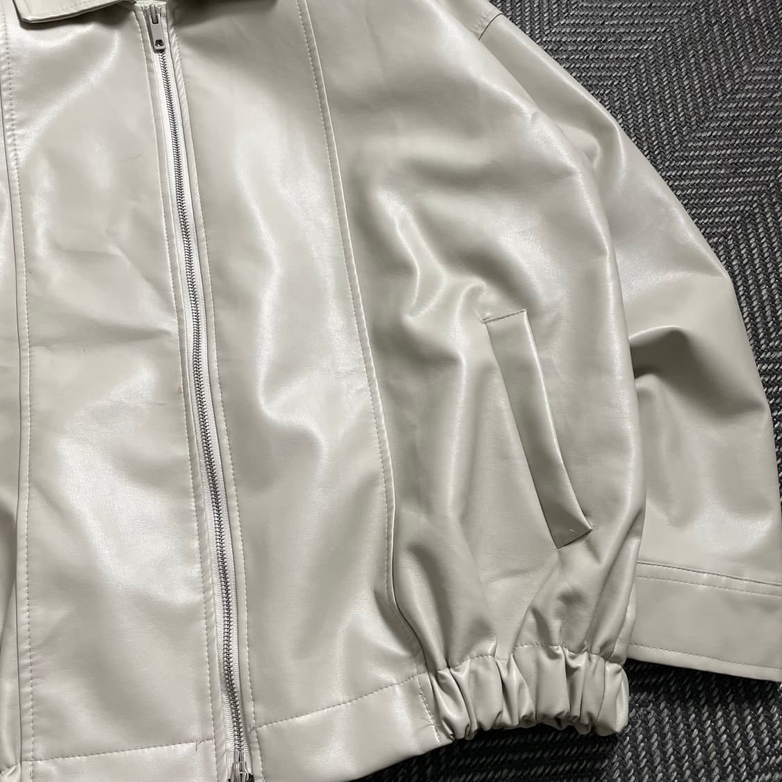 빈티지 투웨이 레더 블루종 자켓y 4541 상품이미지4