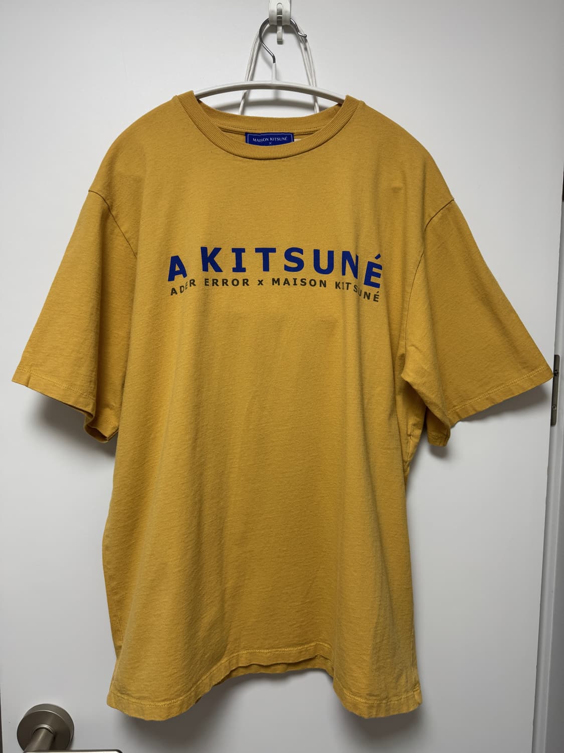 아더에러x메종키츠네 콜라보 반팔티 옐로우(머스타드) s(95-100) 상품이미지3