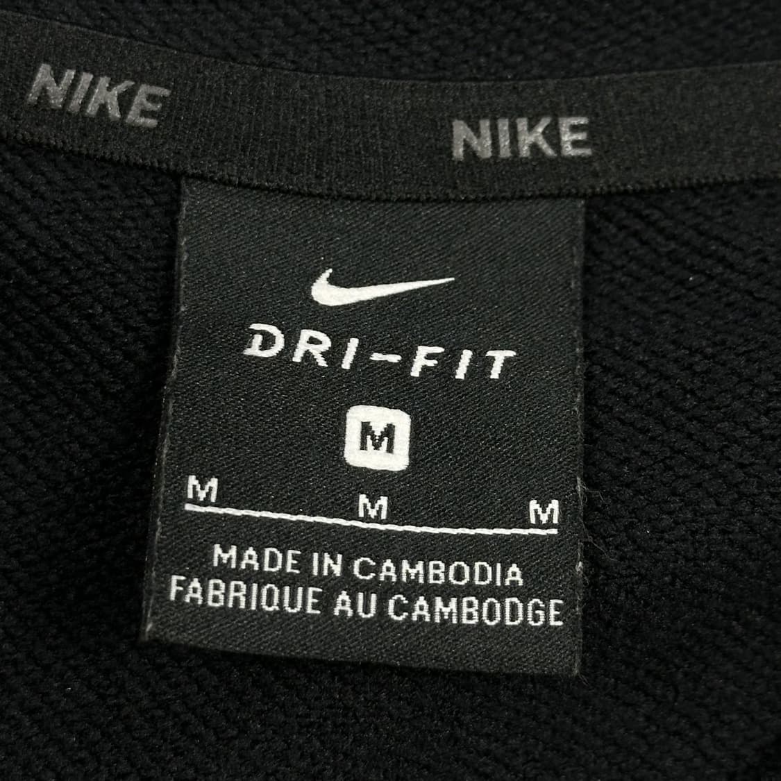 나이키 스우시 트레이닝 풀오버 블랙 후드집업 (M) 상품이미지6