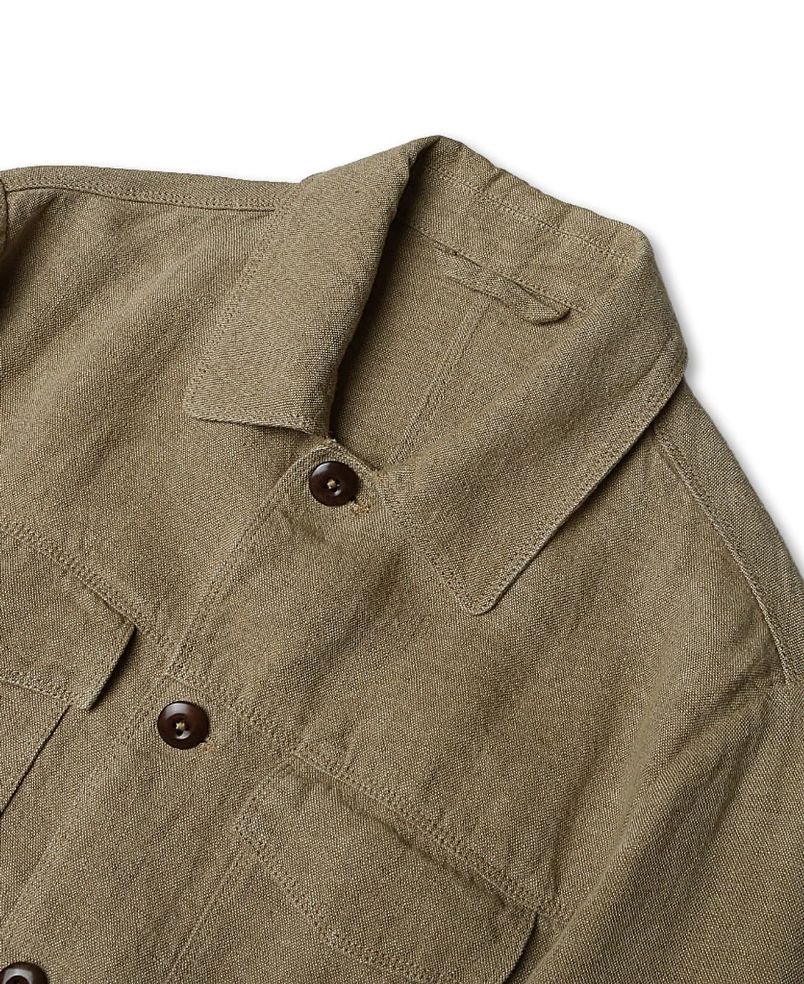 몬테도로 [Montedoro] 리노 린넨 이태리 슬로웨어 트러커 자켓 상품이미지2