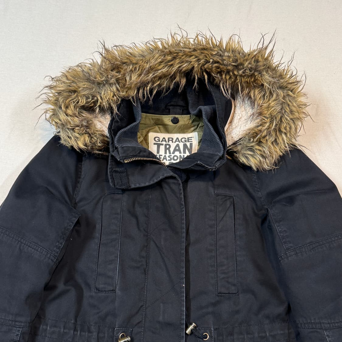 M) GARAGE 개러지 퍼 트리밍 파카 야상 점퍼 상품이미지3