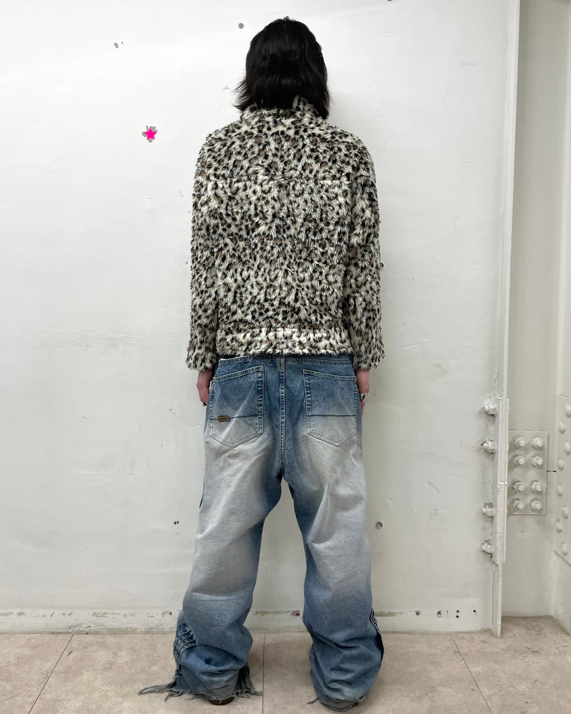 Leopard Fur Rider Jacket  상품이미지5