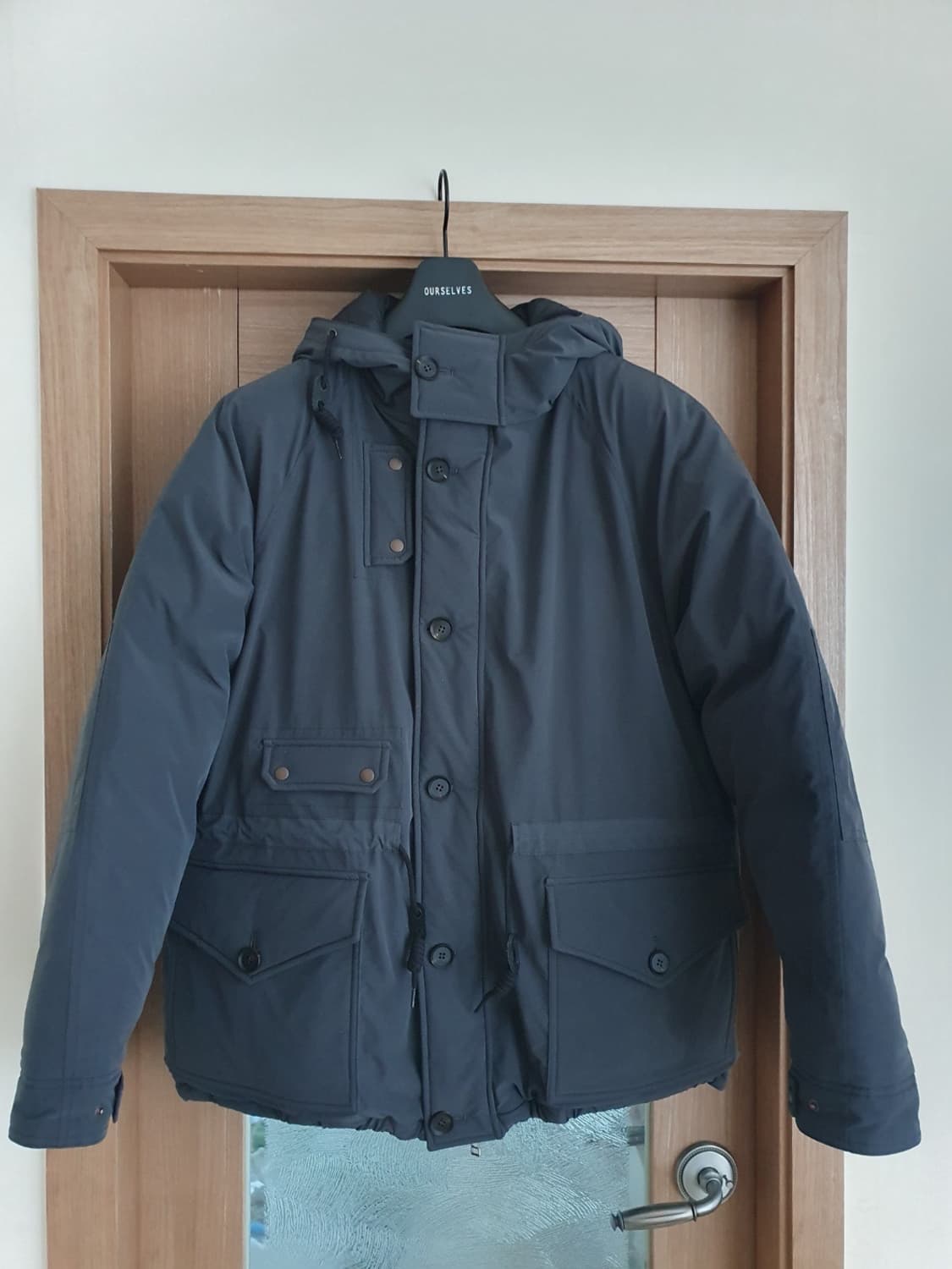 25fw 아워셀브스 구스다운 스모크 파카 차콜 2사이즈 상품이미지1