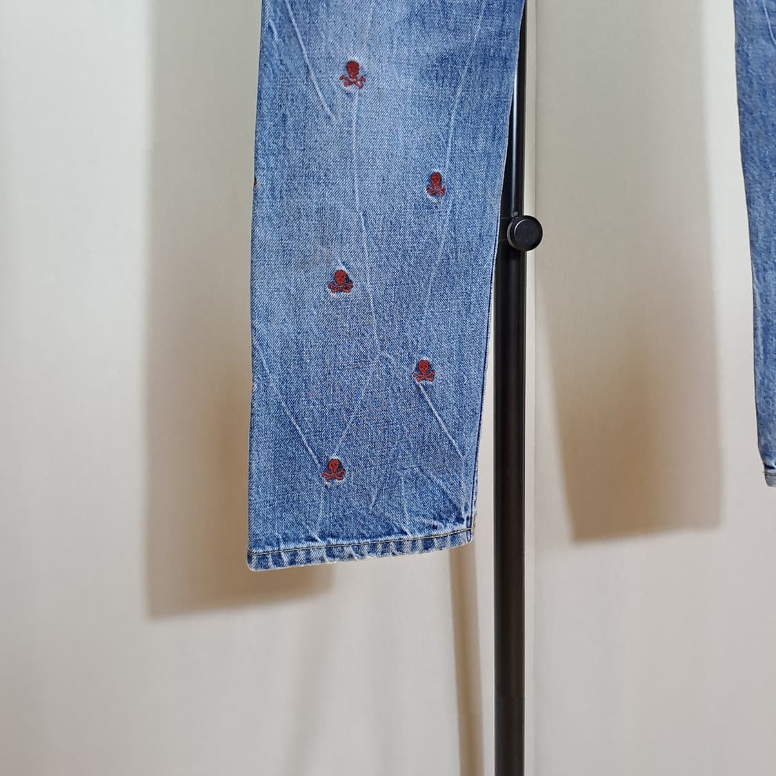 (택포) 폴로 랄프로렌 해골 자수 데님팬츠 31 A971 상품이미지7