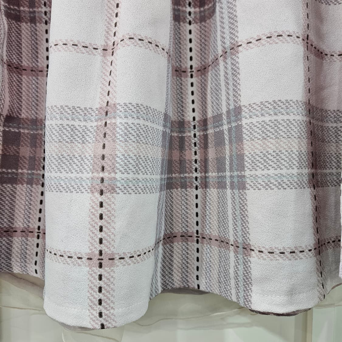 Liz Lisa(리즈리사) 파스텔 체크 튤 스커트 상품이미지8