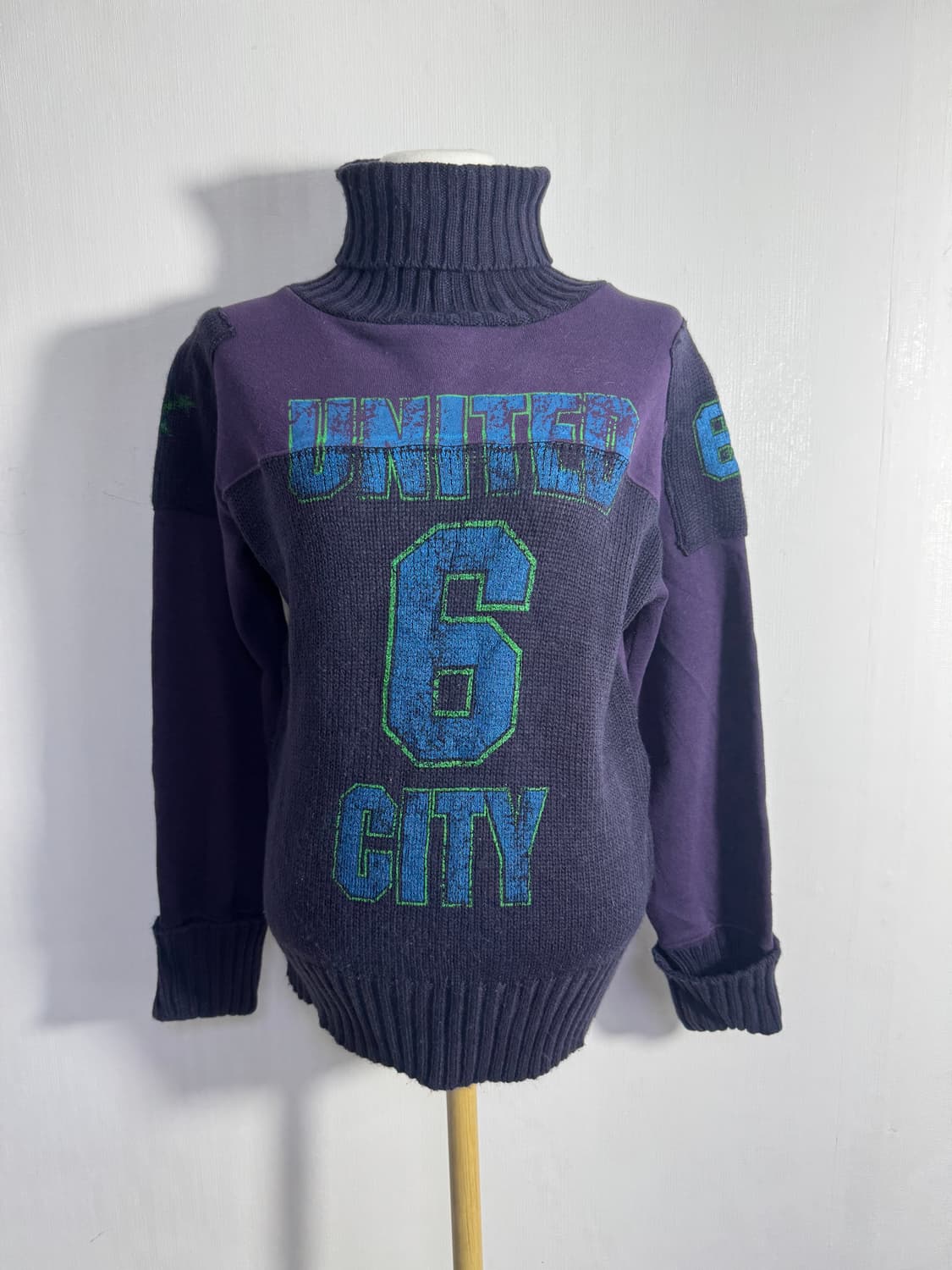 Sky bomber 럭비 터틀넥 니트 상품이미지1