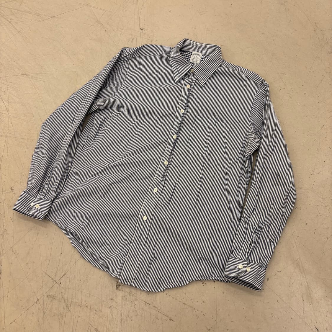 브룩스브라더스 씨어써커 스트라이프 셔츠 상품이미지1