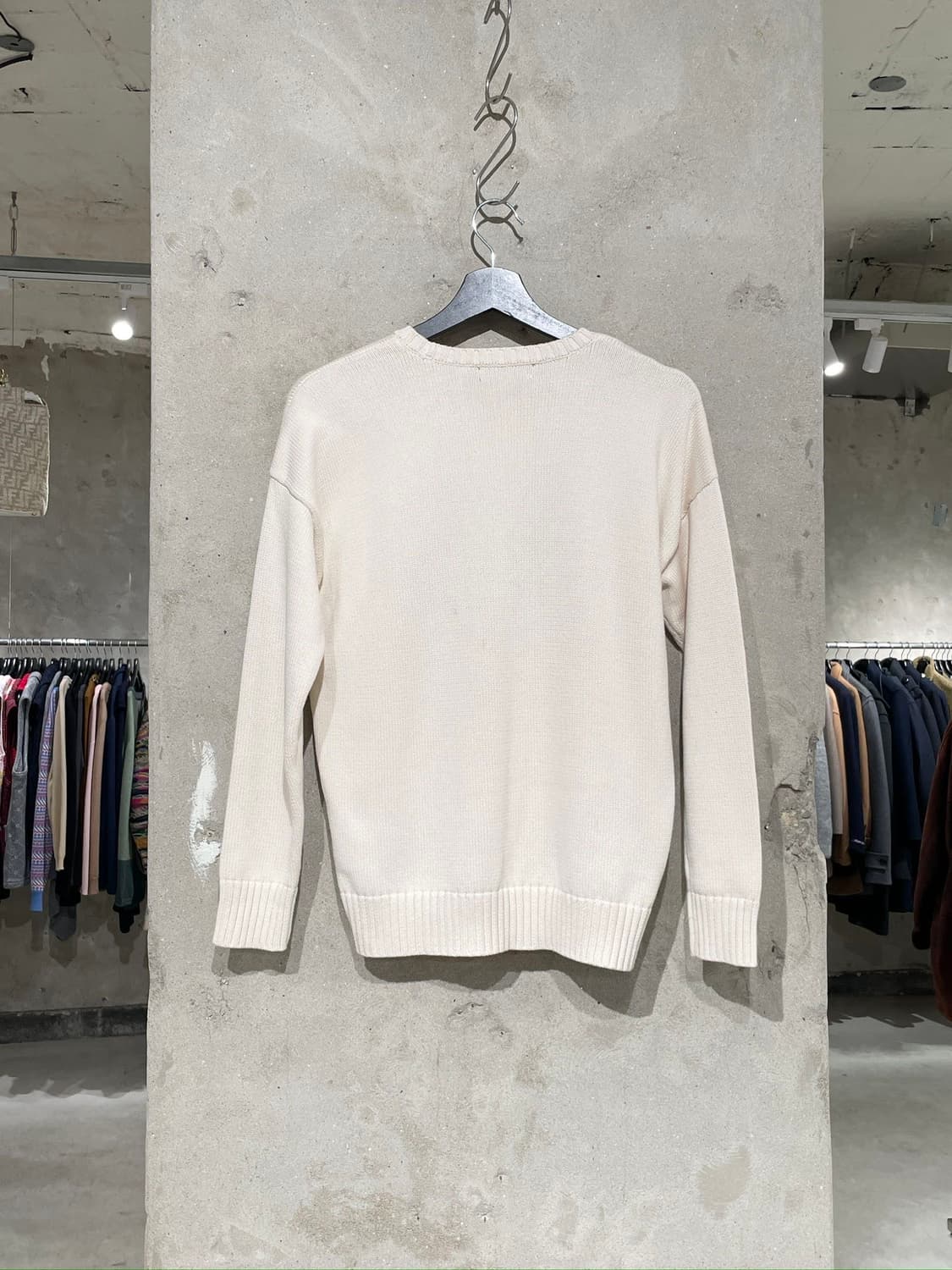 로렌 랄프로렌 아이보리 도그 인타르시아 스웨터 상품이미지6