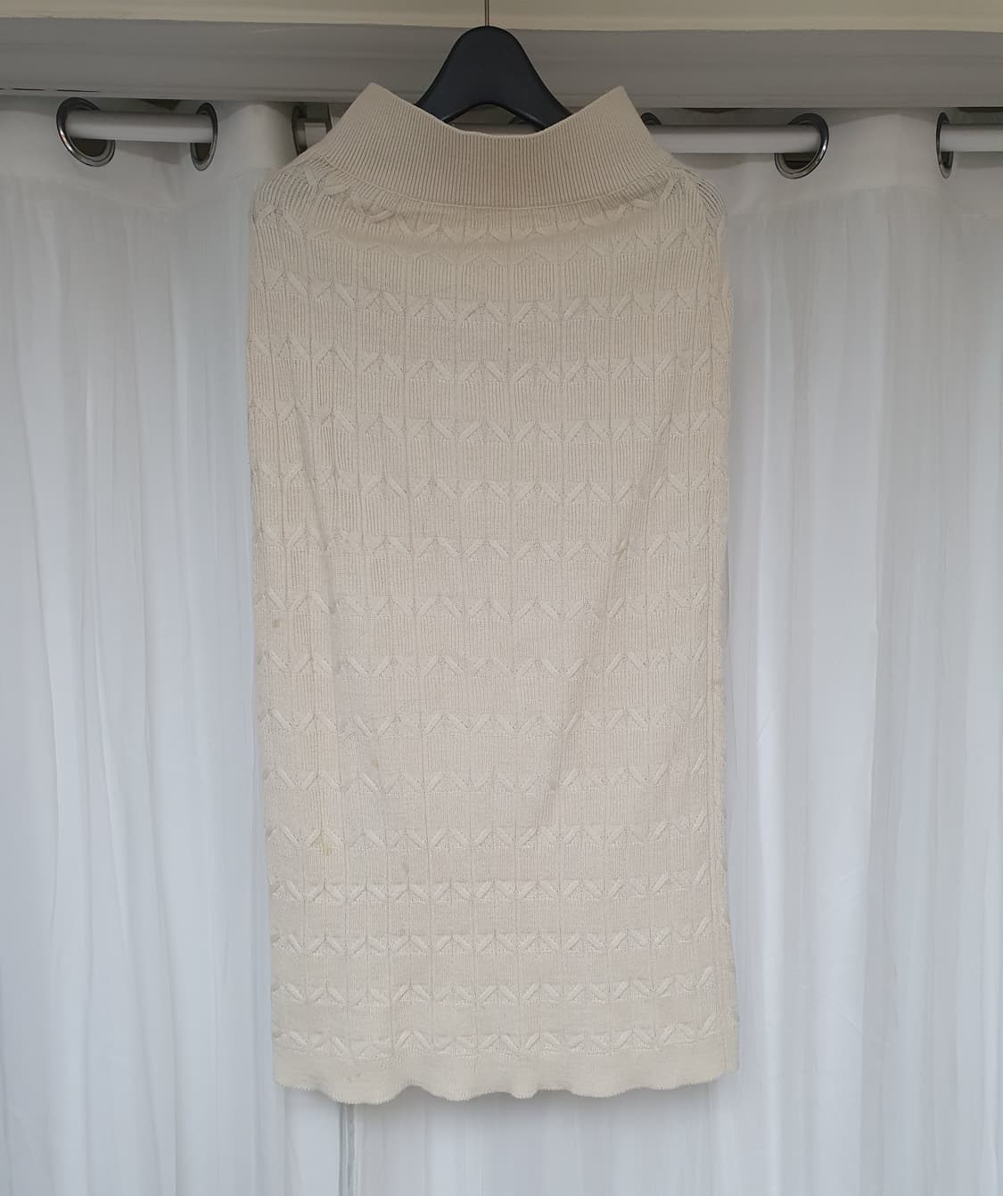 아이보리 니트 롱 스커트)44 상품이미지1