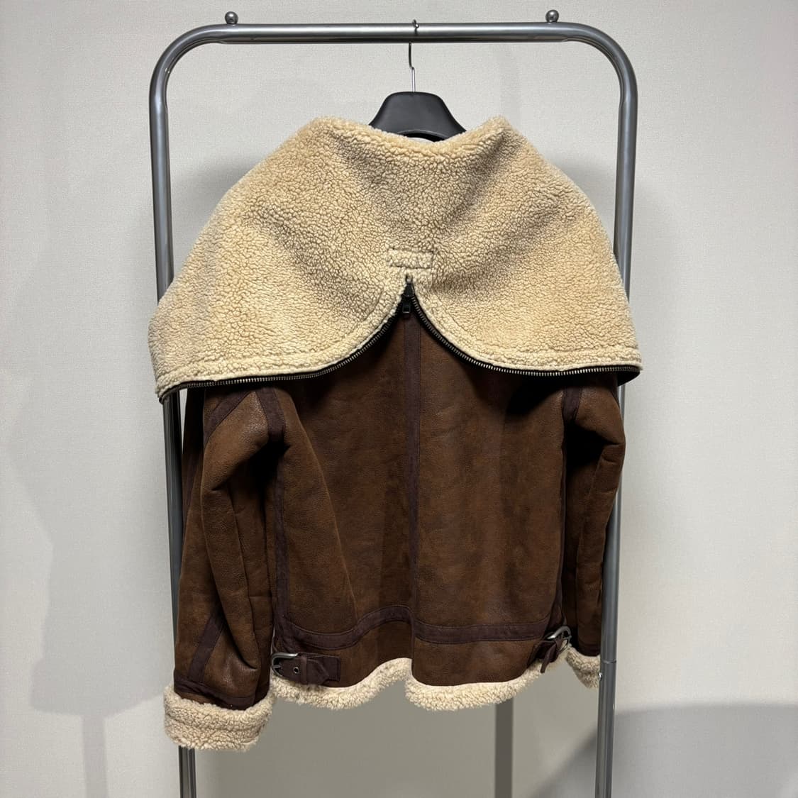 F) perverze 퍼버즈 후드 무스탕 상품이미지4