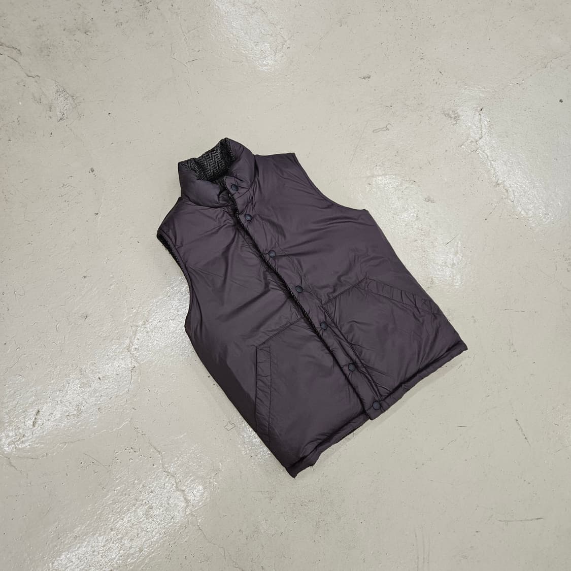 Fidelity harris tweed 피델리티 해리스트위드 양면조끼 S 상품이미지7