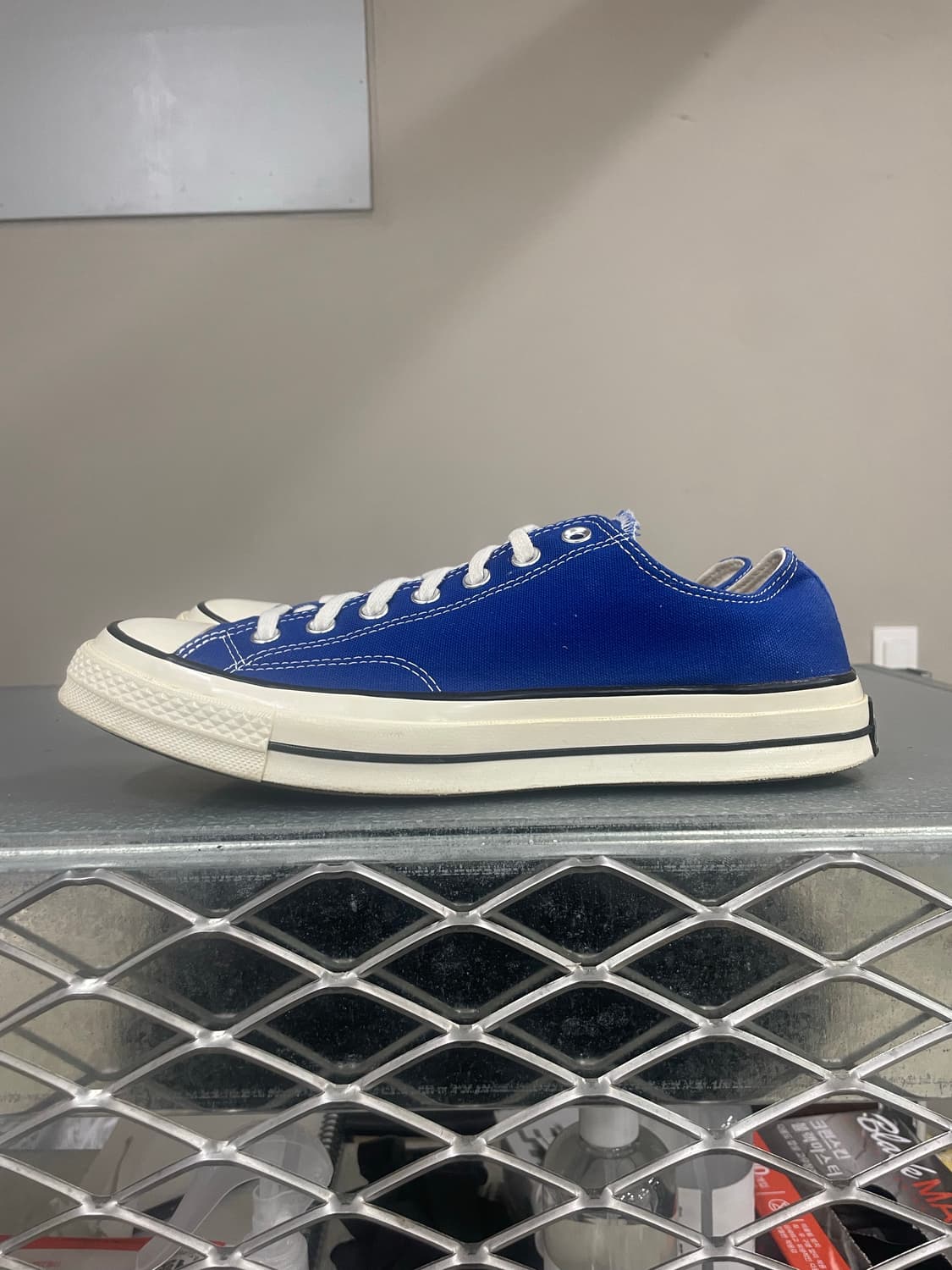 컨버스 척 70 로우 빈티지 캔버스 러쉬 블루 290 상품이미지1