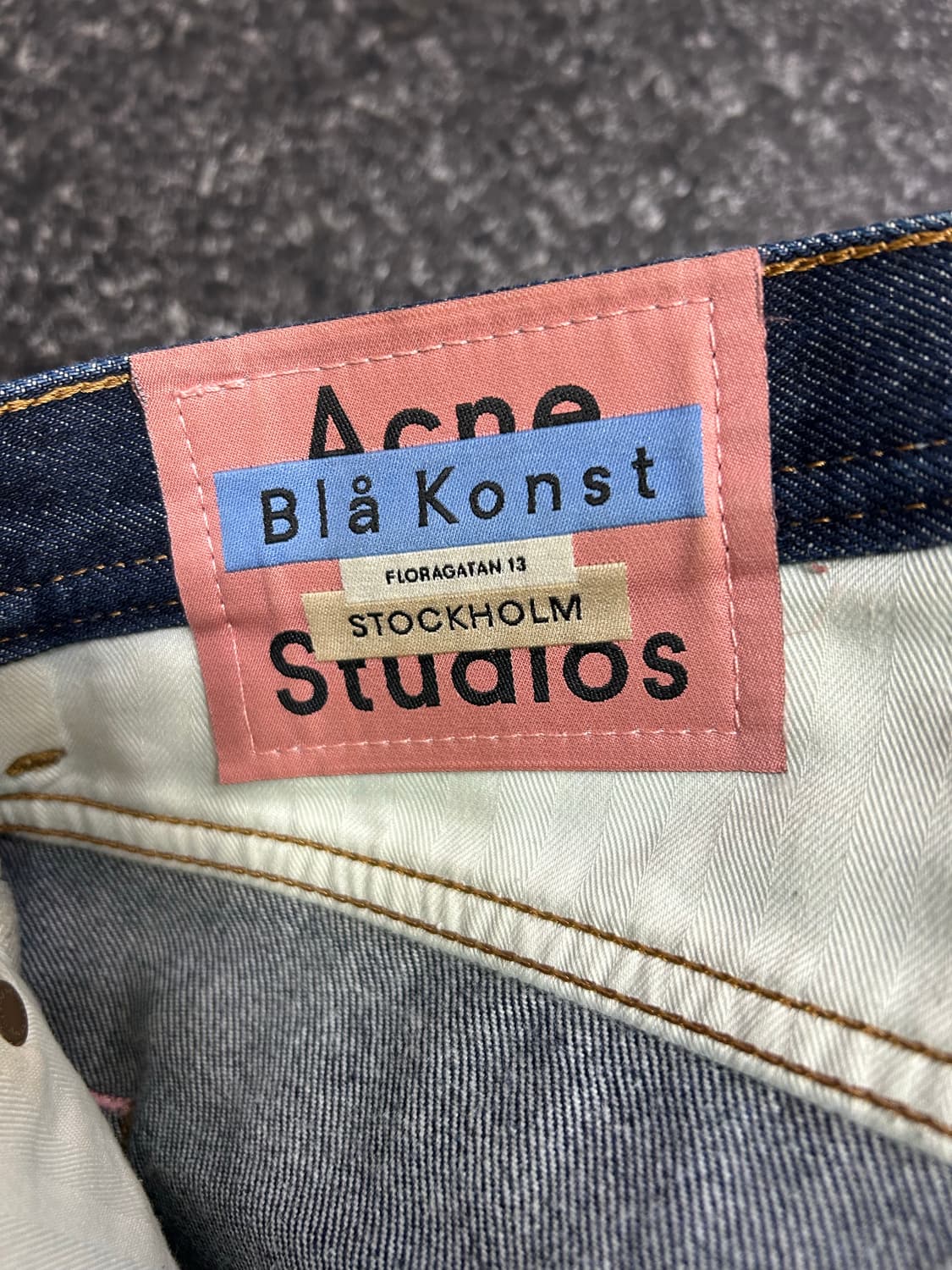 ACNE STUDIOS 아크네 스튜디오 실버 코팅 데님 팬츠 26~27 상품이미지4