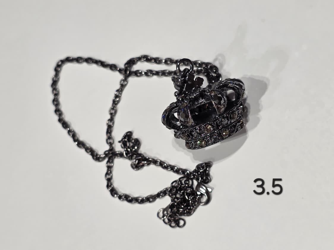 왕관 빈티지 목걸이 상품이미지1