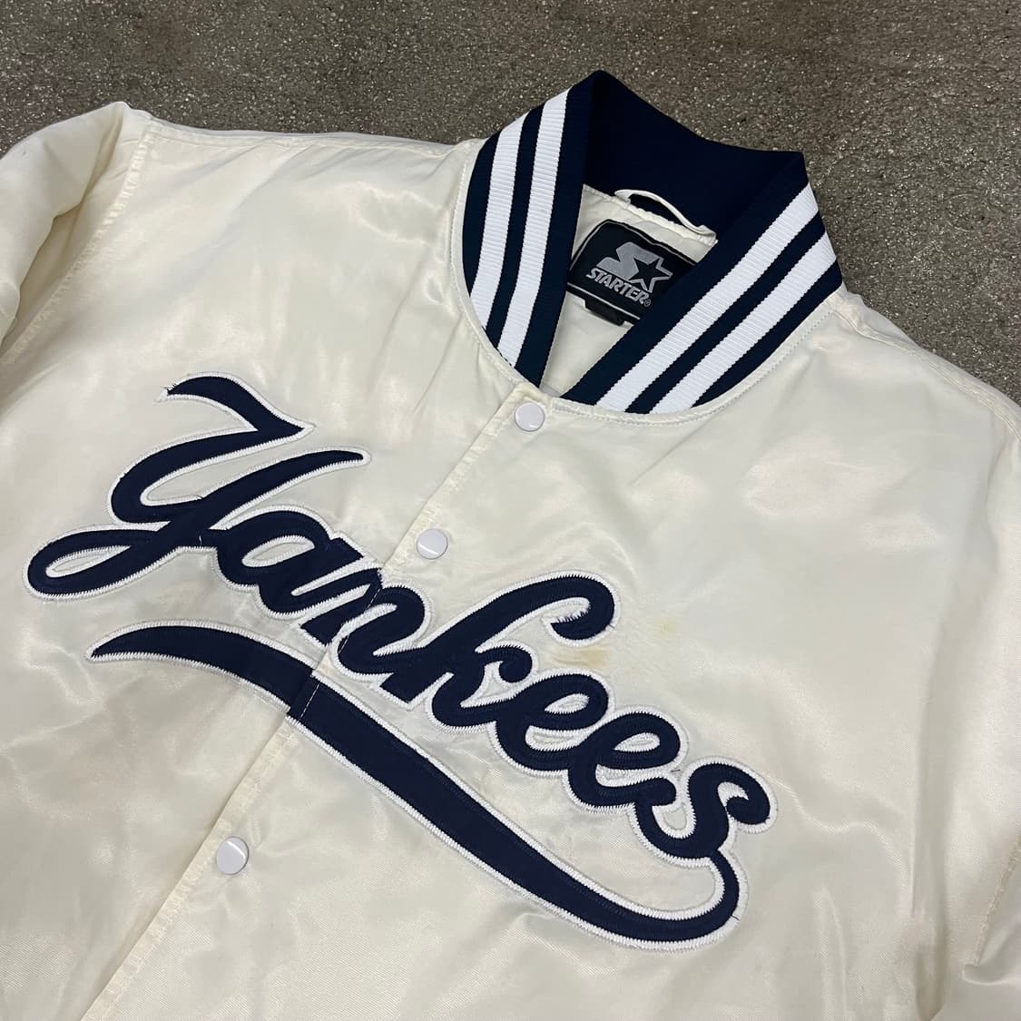 90s 스타터 뉴욕 양키즈 바시티 (110) 상품이미지2