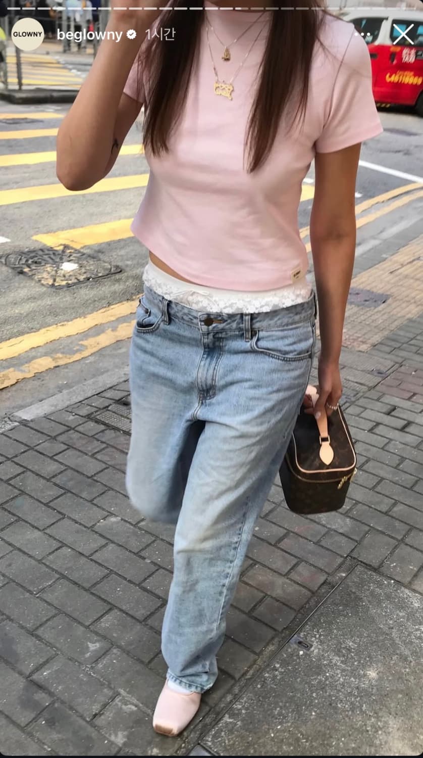 (새상품) 글로니 G BABY TEE (PINK) 상품이미지2