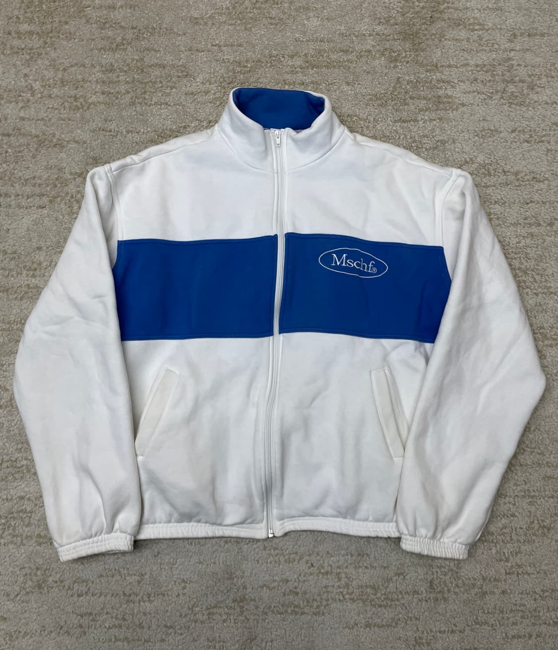 (Free) 미스치프 오발 로고 트랙 집업 코튼 자켓 상품이미지1