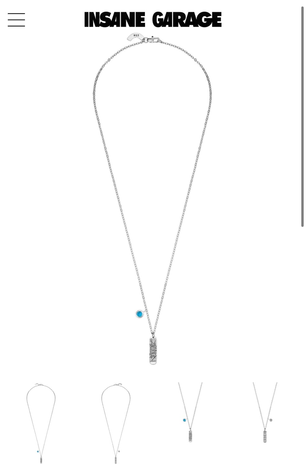 인세인개러지 스케이트 목걸이 상품이미지1