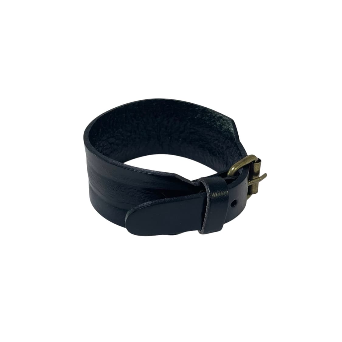 BLACK LEATHER BRACELET 상품이미지1
