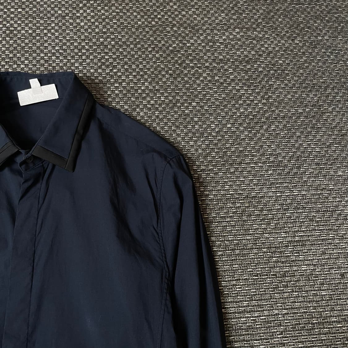 캘빈클라인 네이비 코튼 긴팔 셔츠 S 상품이미지3