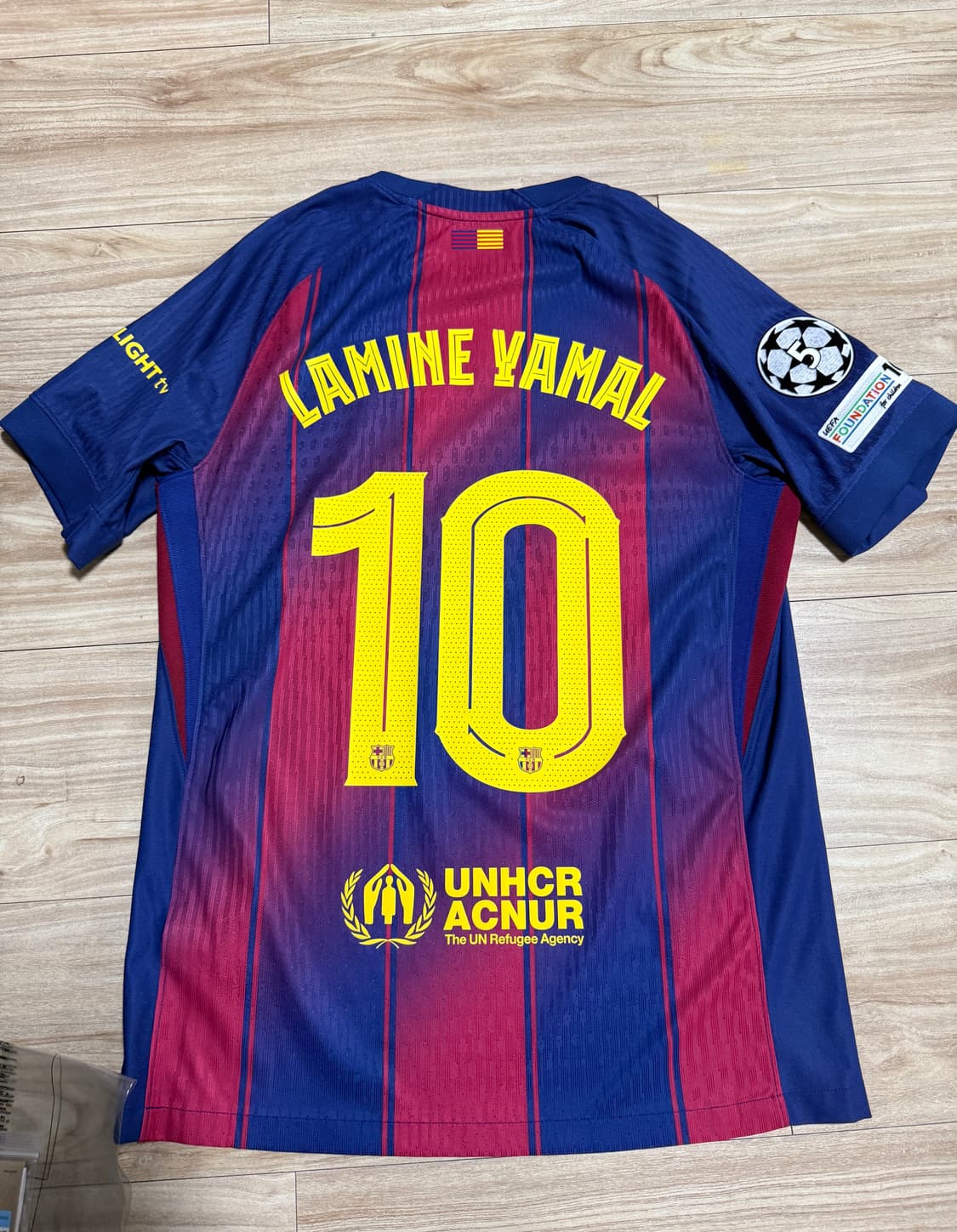 25-26 바르셀로나 홈 adv(어센틱) 유니폼 라민 야말 상품이미지1