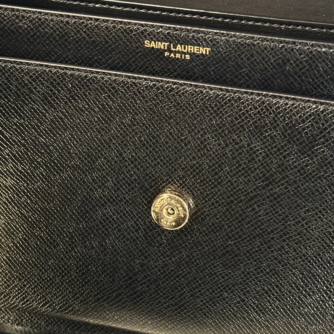 [새상품급/풀구성] 입생로랑 선셋백 미디움 체인백 블랙 골드 텍스타일 상품이미지8